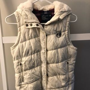 White American eagle vest